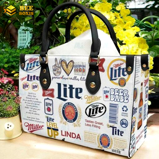 Miller lite leather handbag gift for women
