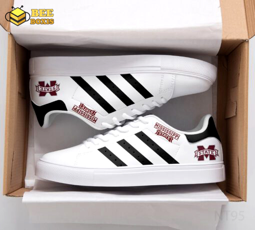 Mississippi state bulldogs 3 skate shoes for men women fans gift