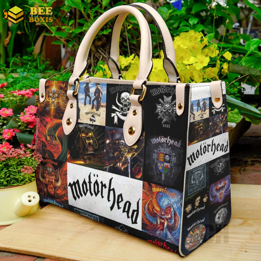 Motorhead leather handbag for women gift