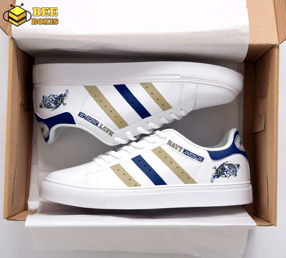 Navy midshipmen 3 skate shoes for men women fans gift