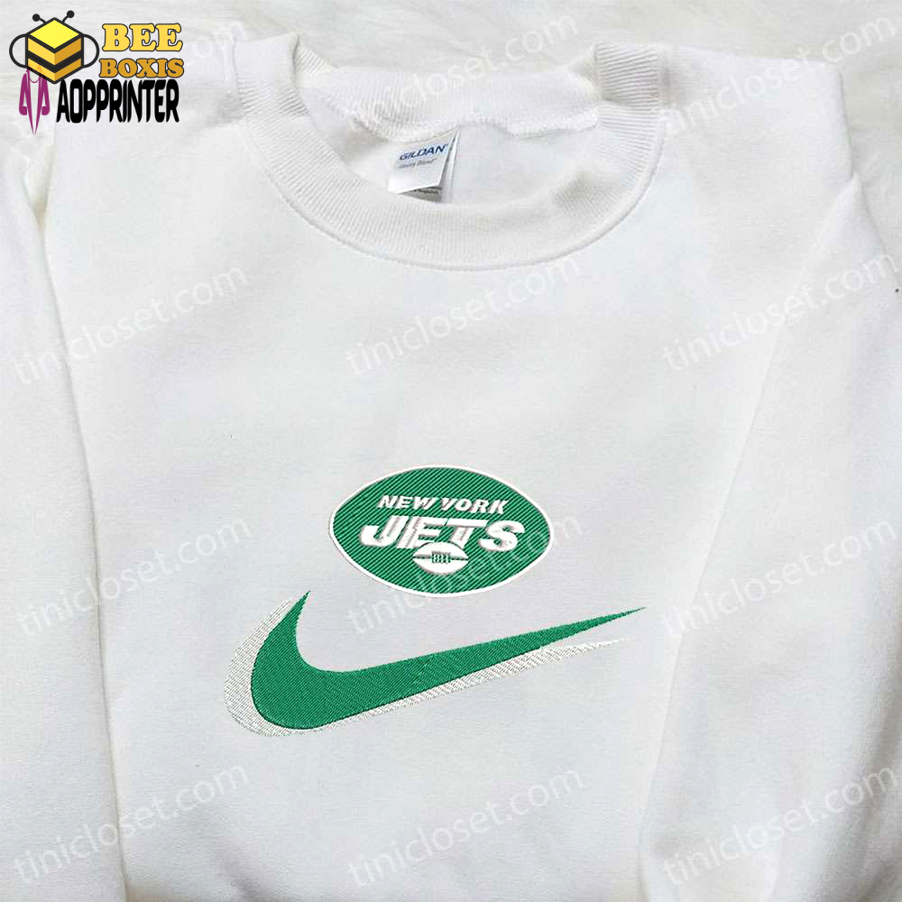 New york jets nike swoosh shirt & nfl sports hoodie: best fandom gifts