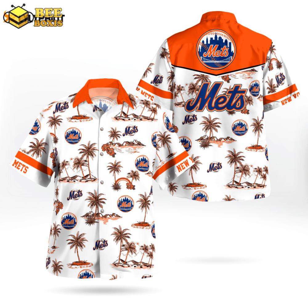 New york mets mlb hawaiian shirt