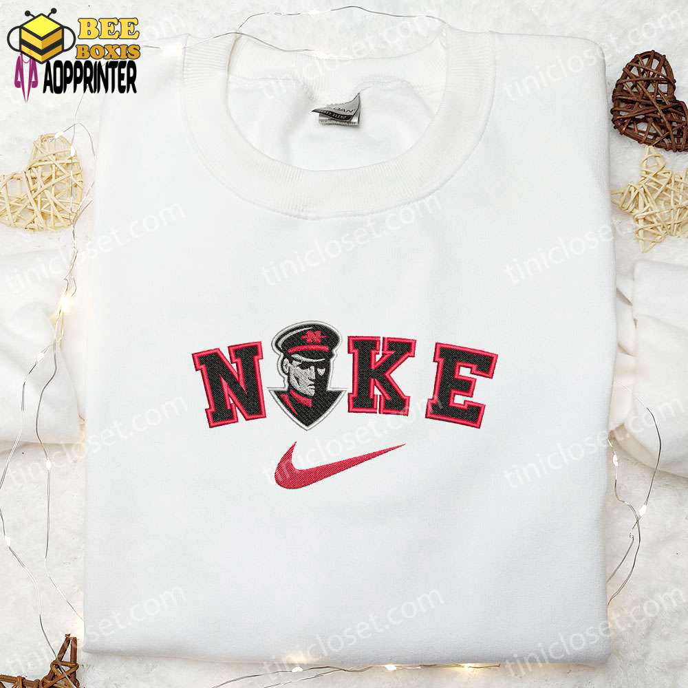 Nicholls colonels x nike embroidered shirt & ncaa sports hoodie: the perfect gift idea
