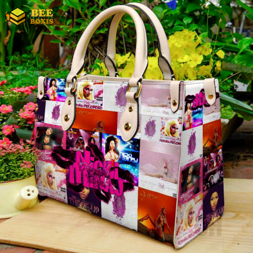 Nicki minaj leather handbag for women gift