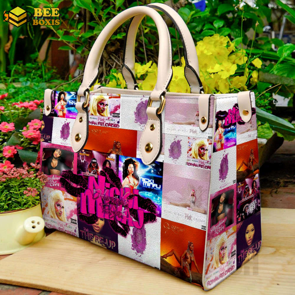 Nicki minaj leather handbag gift for women