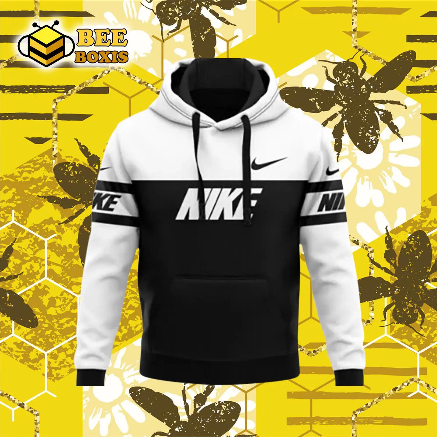 Nike black white unisex hoodie for men women luxury brand clothing clothes outfit