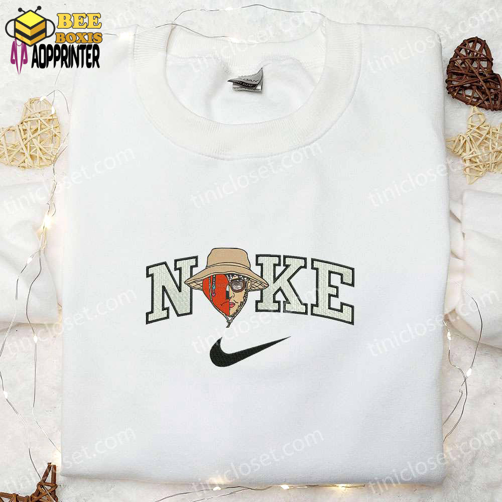 Nike x bad bunny un verano sin ti embroidered hoodie: funny halloween sweatshirt for halloween lovers