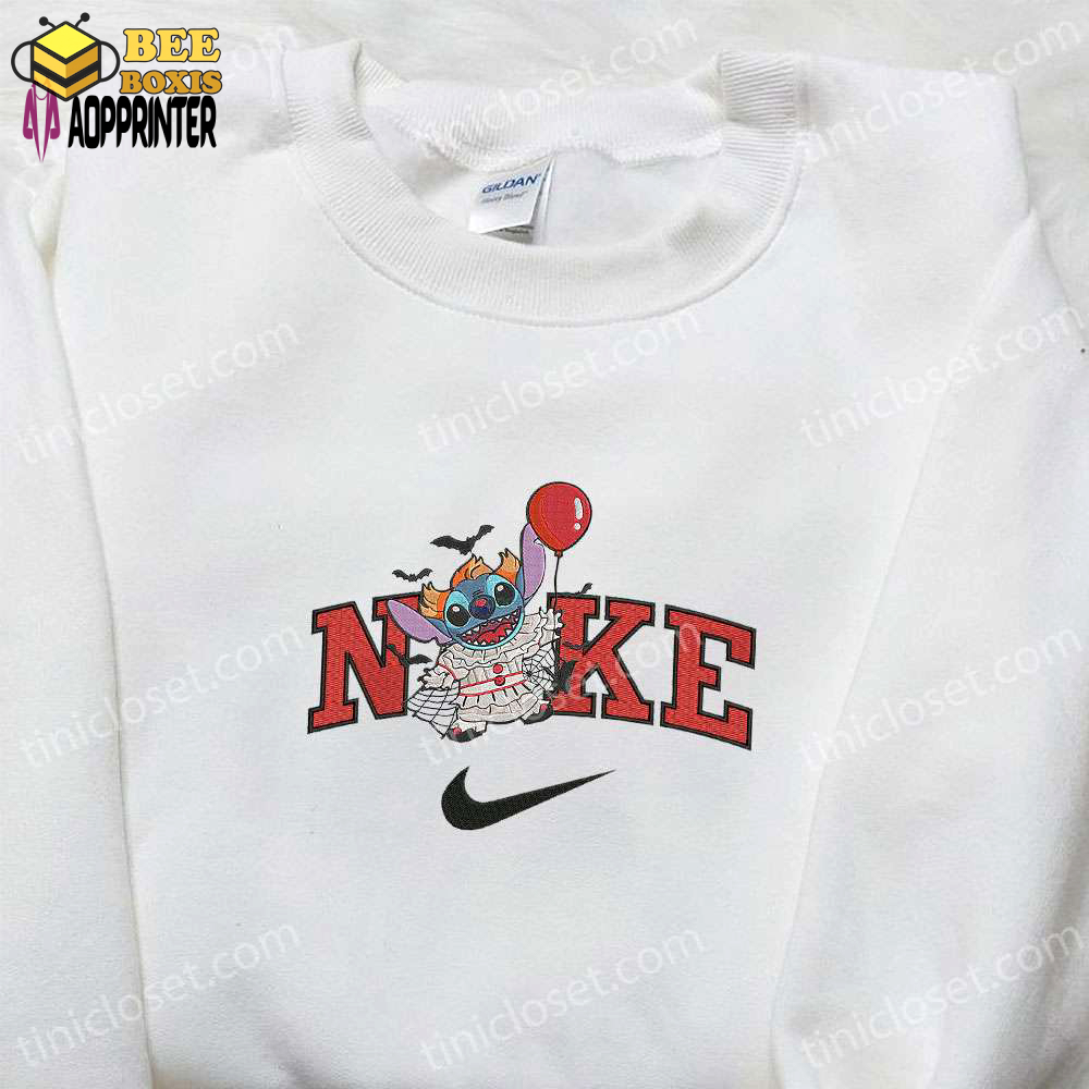 Nike x clown stitch balloon hoodie disney halloween sweatshirt nike inspired t-shirt