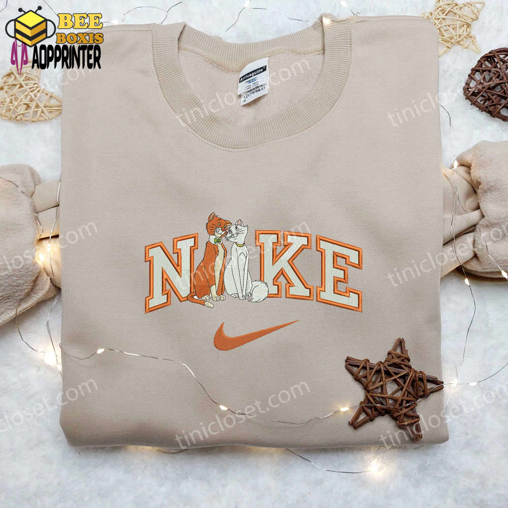 Nike x disney aristocats embroidered shirt – disneyland family shirt nike inspired