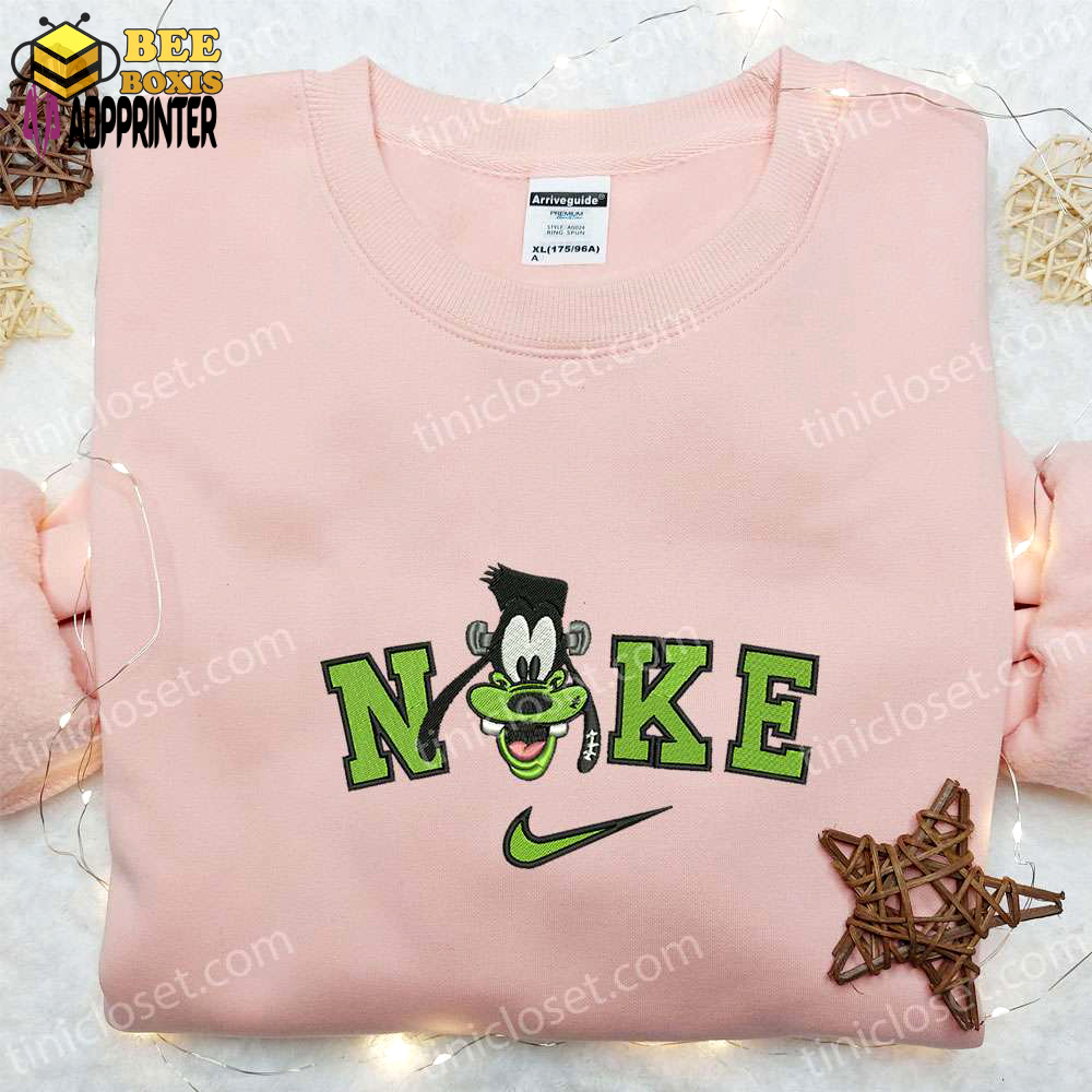 Nike x goofy halloween frankenstein embroidered shirt disney inspired halloween tee