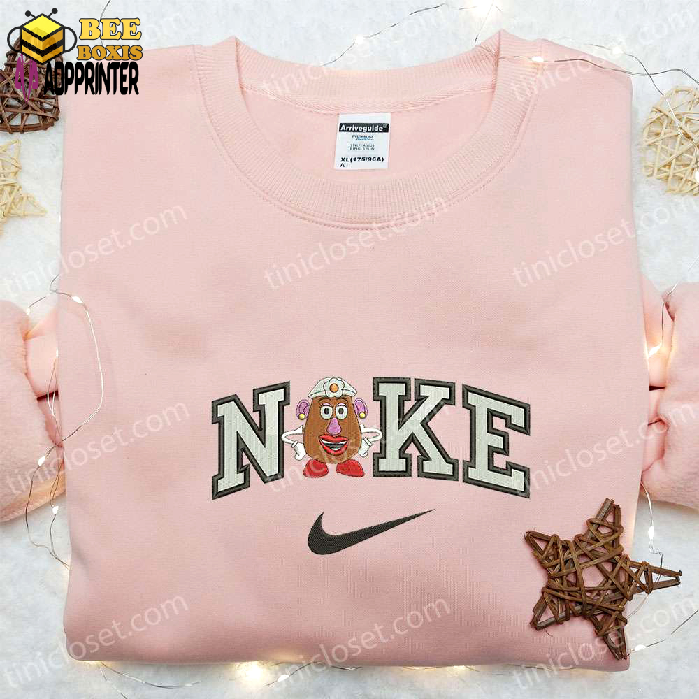 Nike x mrs potato embroidered sweatshirt beauty and the beast disney shirt best gift ideas