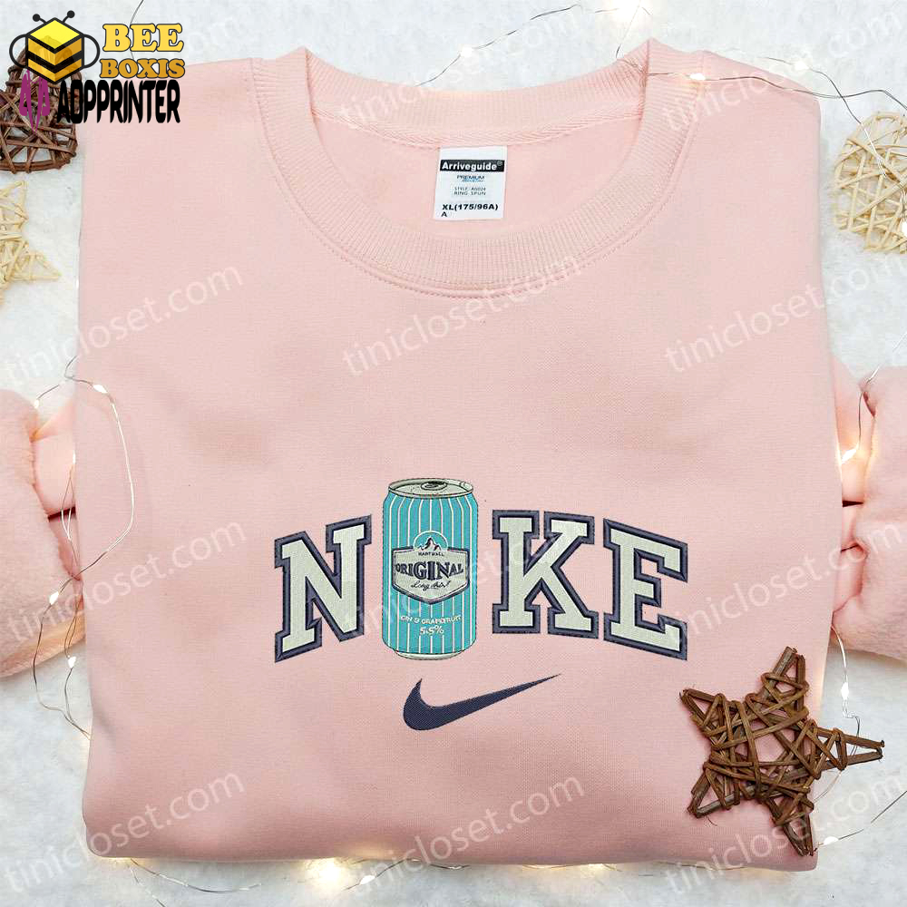 Nike x original bottle embroidered sweatshirt & shirt: perfect gift ideas with favorite drink designs