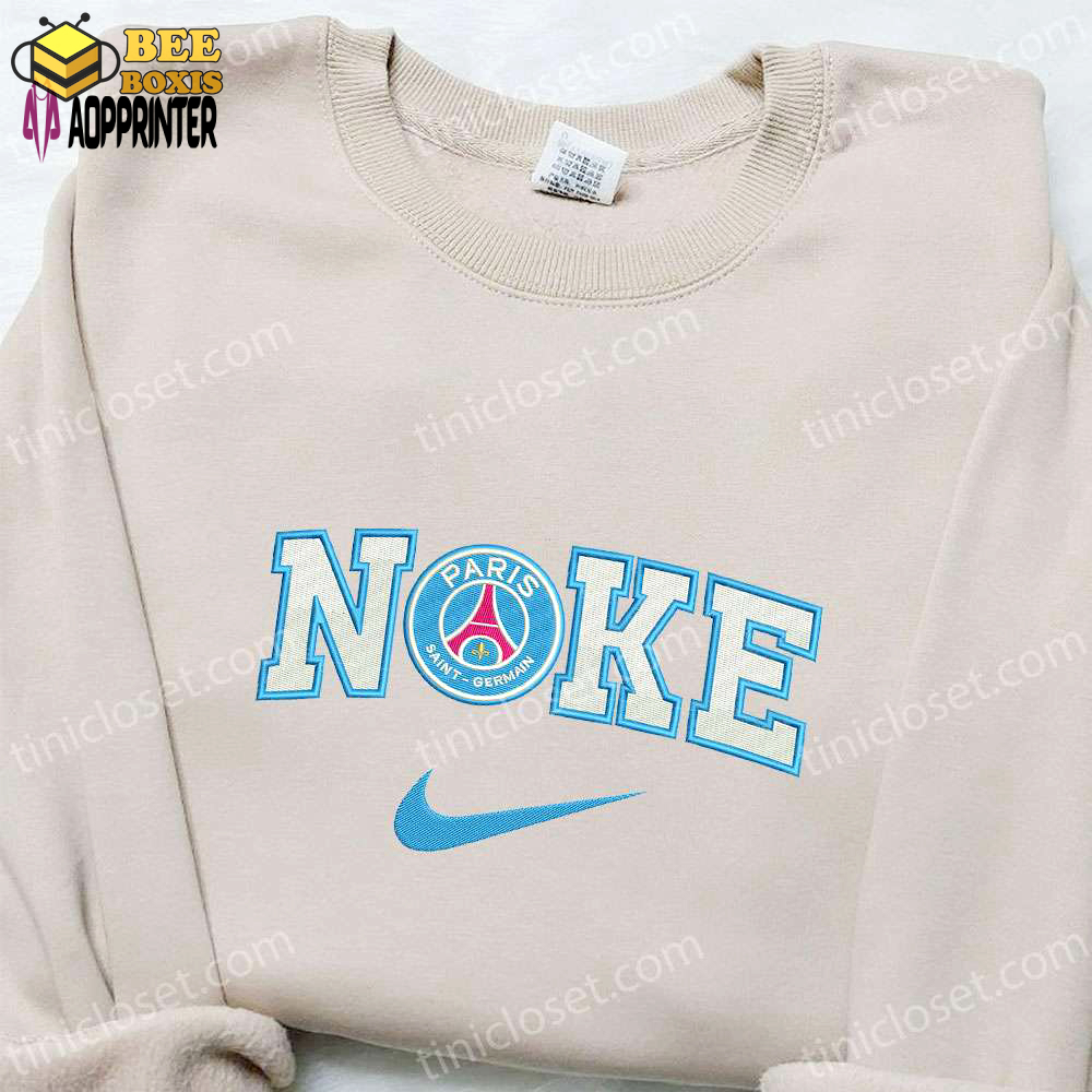 Nike x paris embroidered hoodie national flag shirt & inspired t-shirt: shop now!