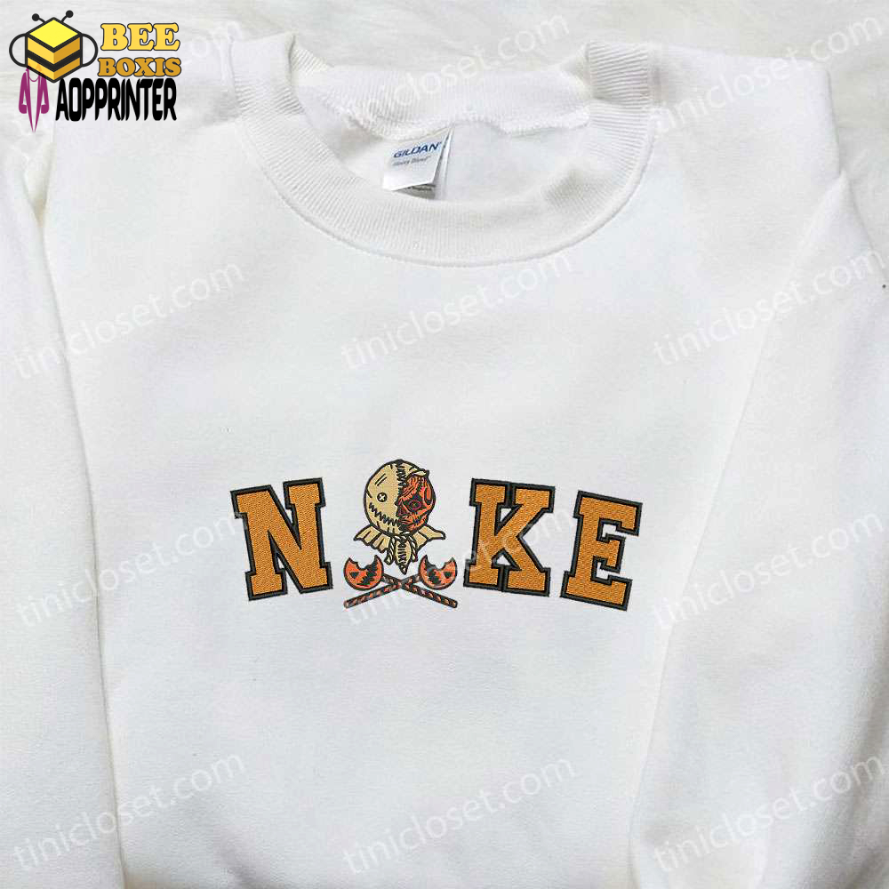 Nike x trick r treat sam embroidered hoodie: amazing halloween sweatshirt