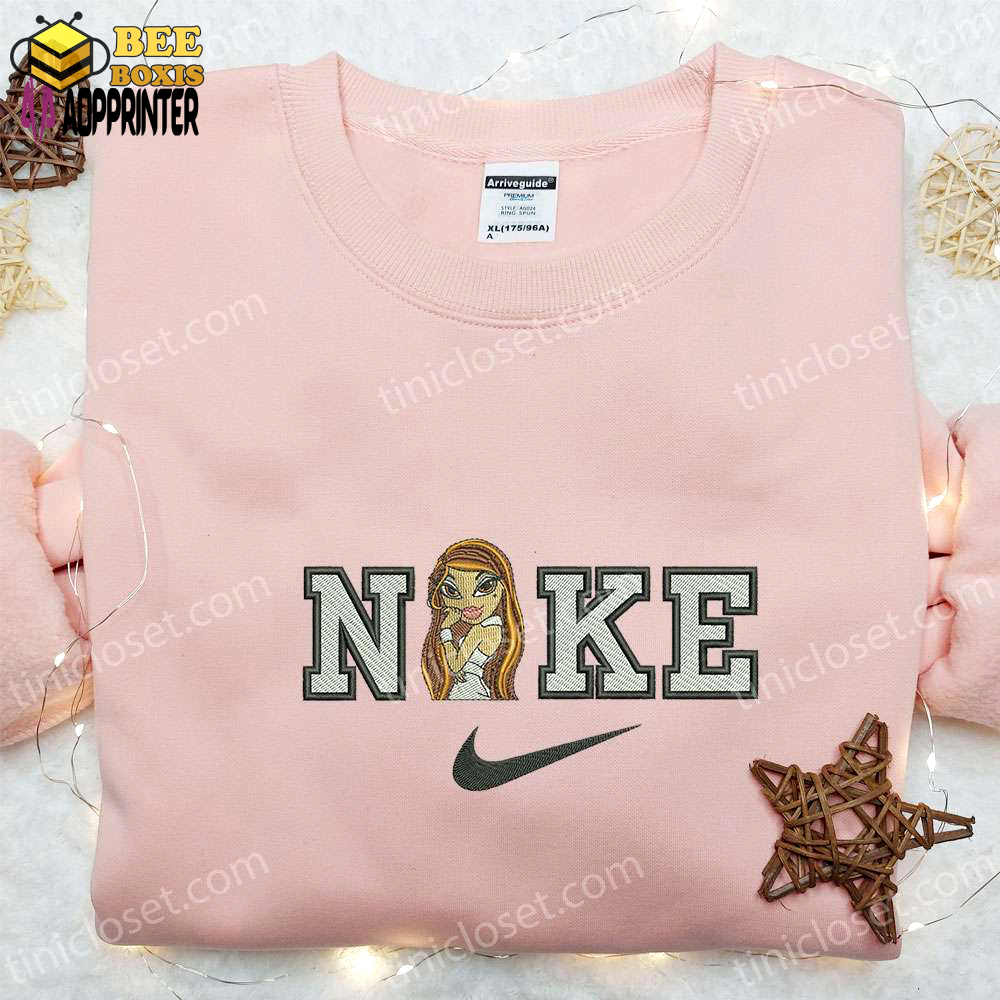 Nike x yasmin embroidered sweatshirt: bratz cartoon shirt the best gift