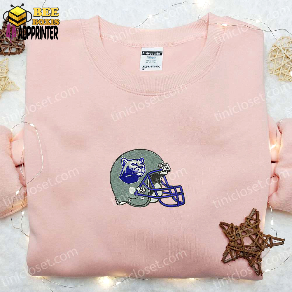 Nittany lions helmet embroidered shirt & ncaa sports hoodie: the ultimate gift idea
