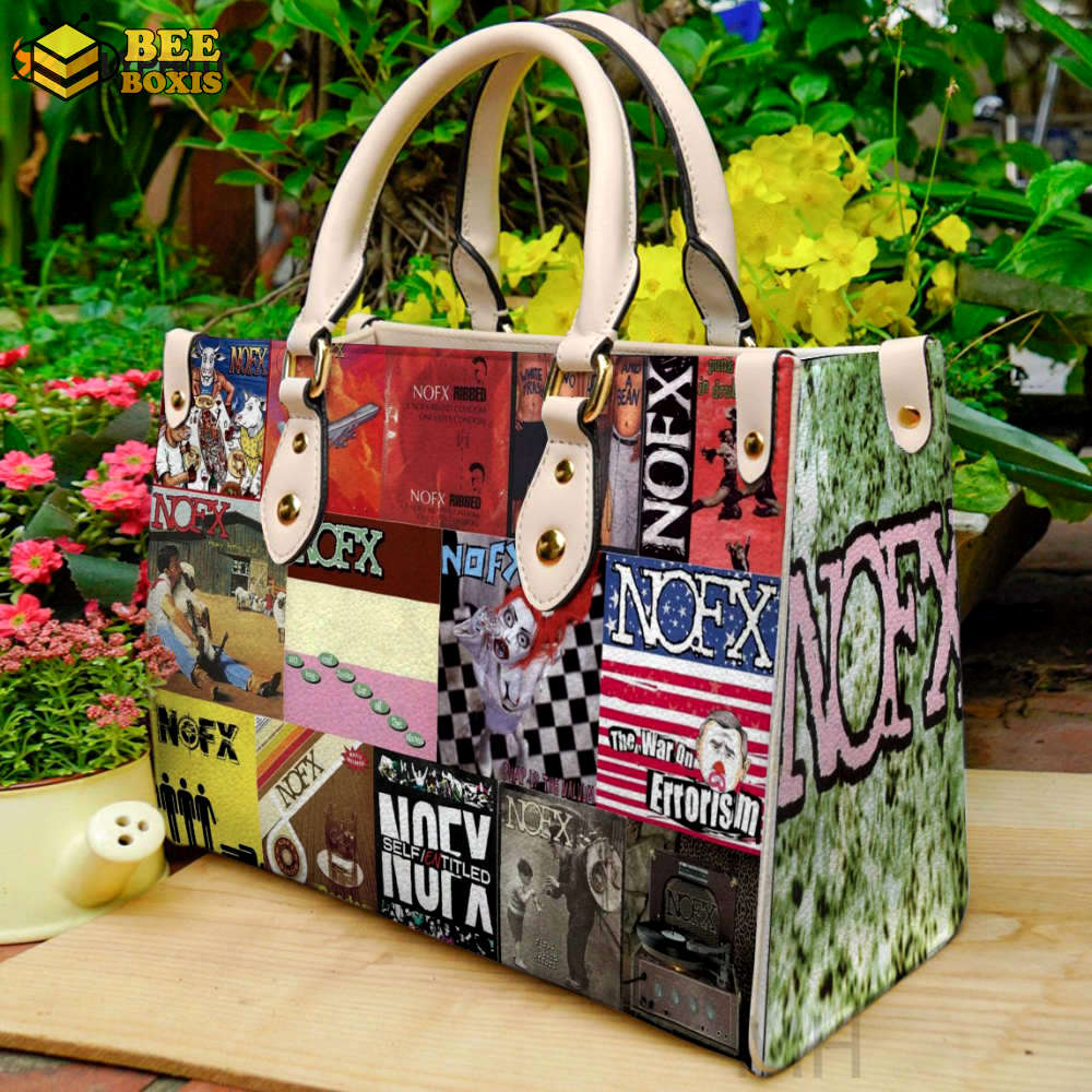 Nofx leather handbag gift for women