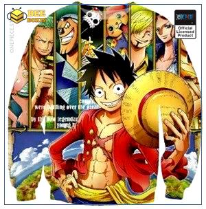 One piece anime sweater  straw hat crew official merch