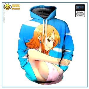 One piece hoodie: blue hoodie nami