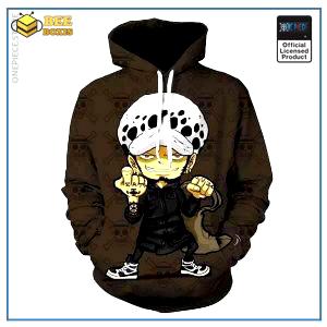 One piece hoodie: chibi trafalgar law