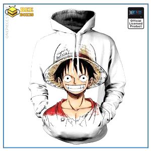 One piece hoodie: classic hoodie luffy