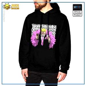 One piece hoodie: doflamingo
