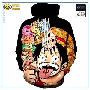 One piece hoodie: ice cream
