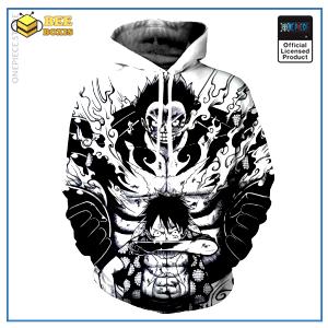 One piece hoodie: luffy gear 4