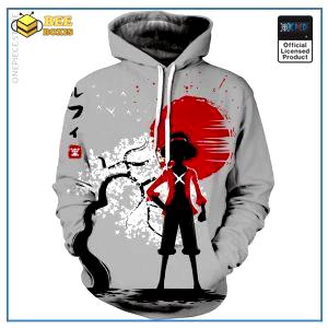 One piece hoodie: luffy japan