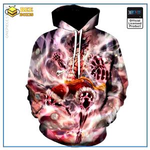 One piece hoodie: luffy snakeman