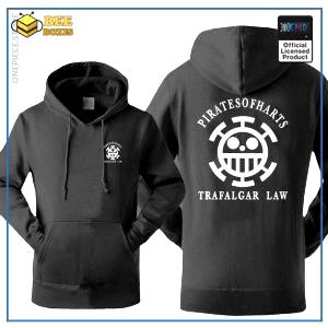 One piece hoodie: pirates of hearts