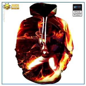 One piece hoodie: sabo 3d hoodie