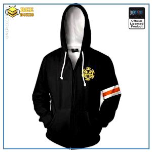 One piece zipped hoodie: classic corazon zipped hoodie