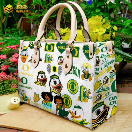 Oregon ducks 1 leather handbag gift for women