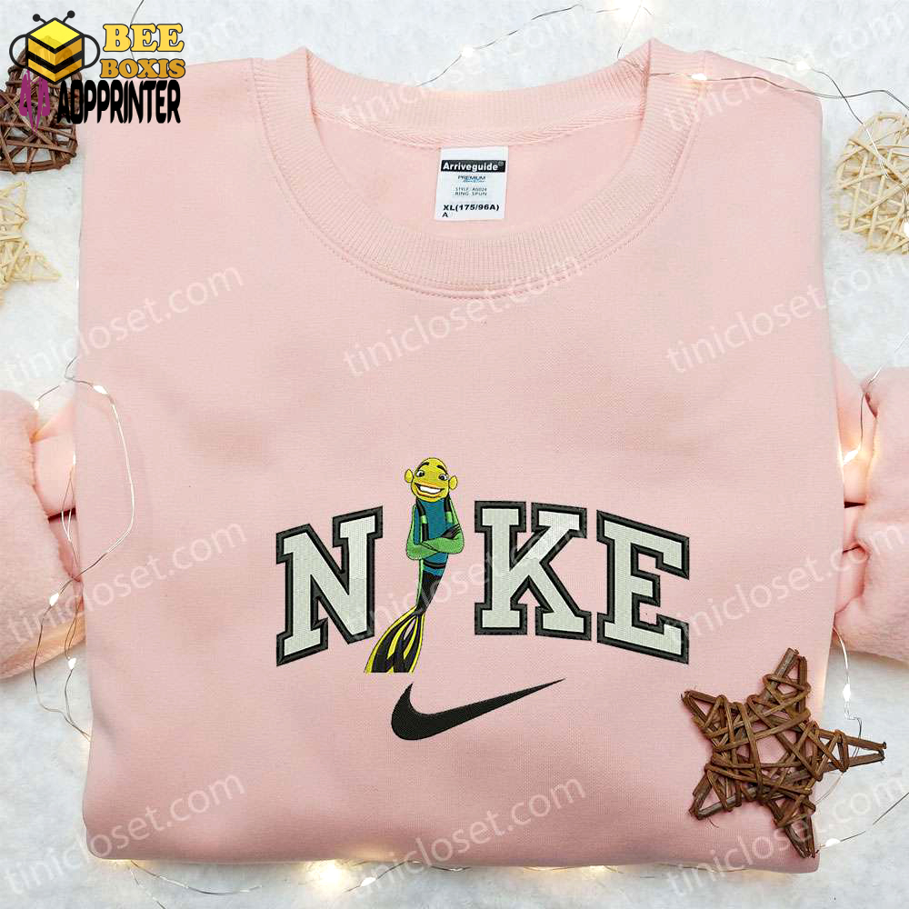 Oscar x nike cartoon embroidered hoodie + shark tale & nike inspired shirts