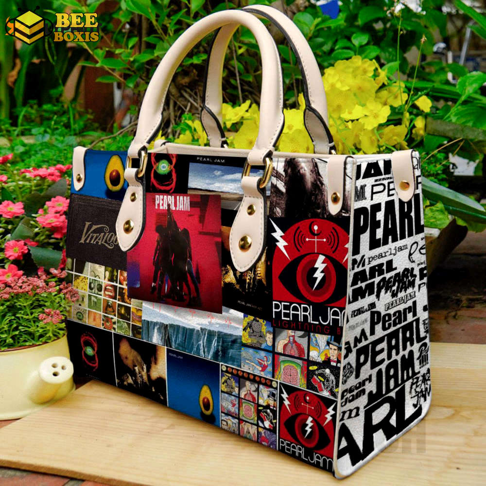 Pearl jam leather handbag 2a