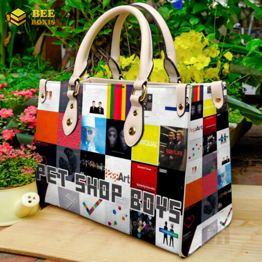 Pet shop boys 1 leather handbag gift for women