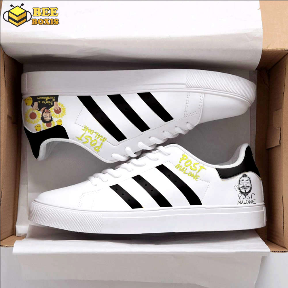 Post malone 1 skate shoes for men women fans gift