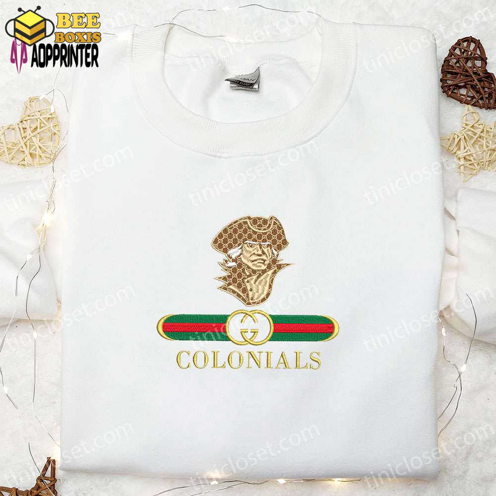 Premium george washington colonials x gucci embroidered shirt & ncaa sports hoodie – perfect gift idea