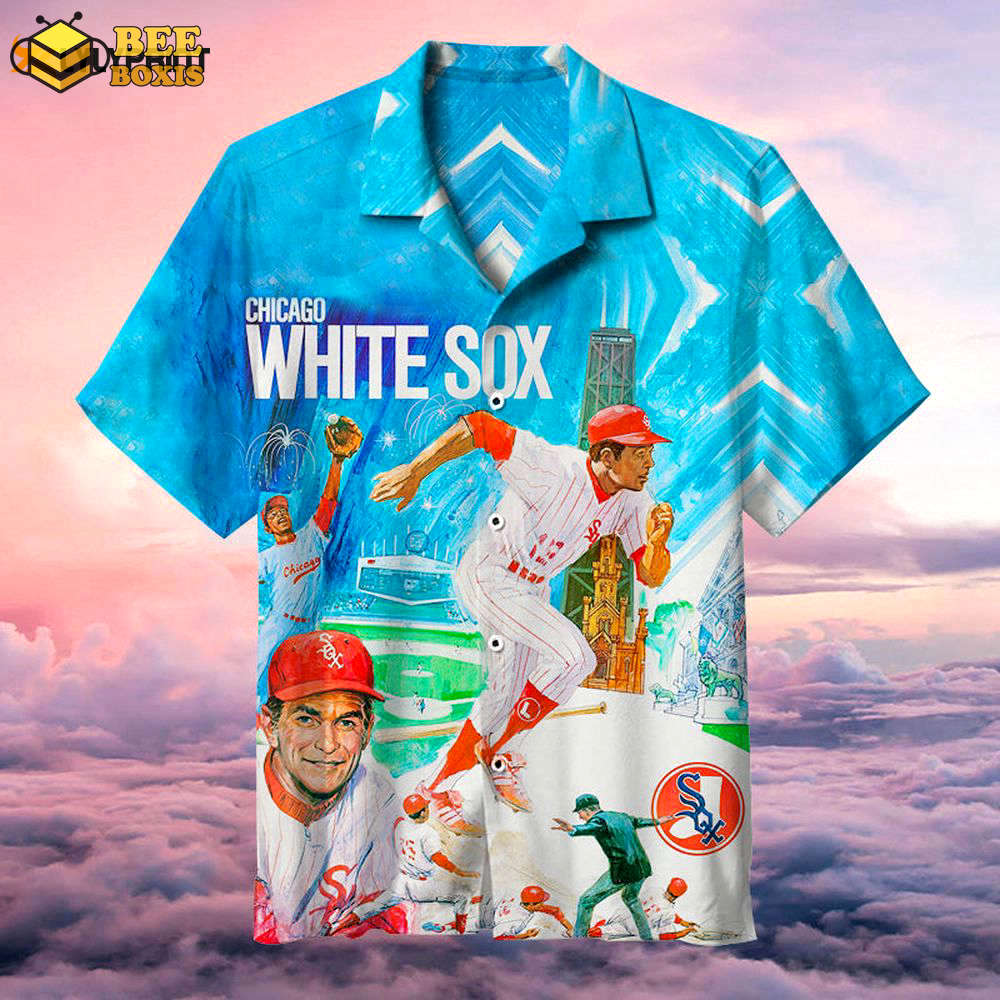 Retro chicago white sox hawaiian shirt