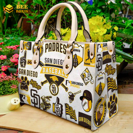 San diego padres 1 leather handbag gift for women