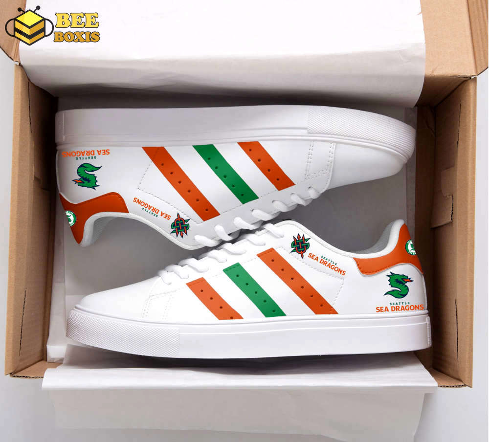 Seattle sea dragons 2 skate shoes for men women fans gift