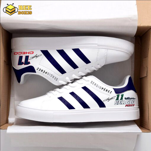 Sergio perez skate shoes for men women fans gift