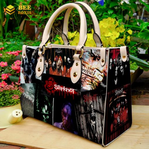 Slipknot leather handbag gift for women