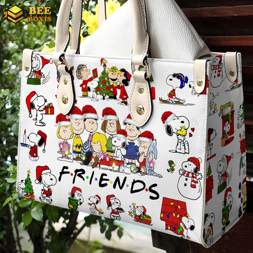 Snoopy leather handbag 1a
