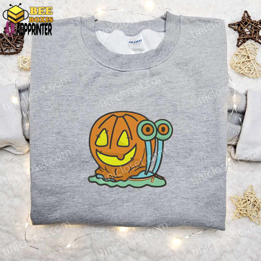 Spooky snail pumpkin halloween t-shirt & hoodie: best family gift ideas