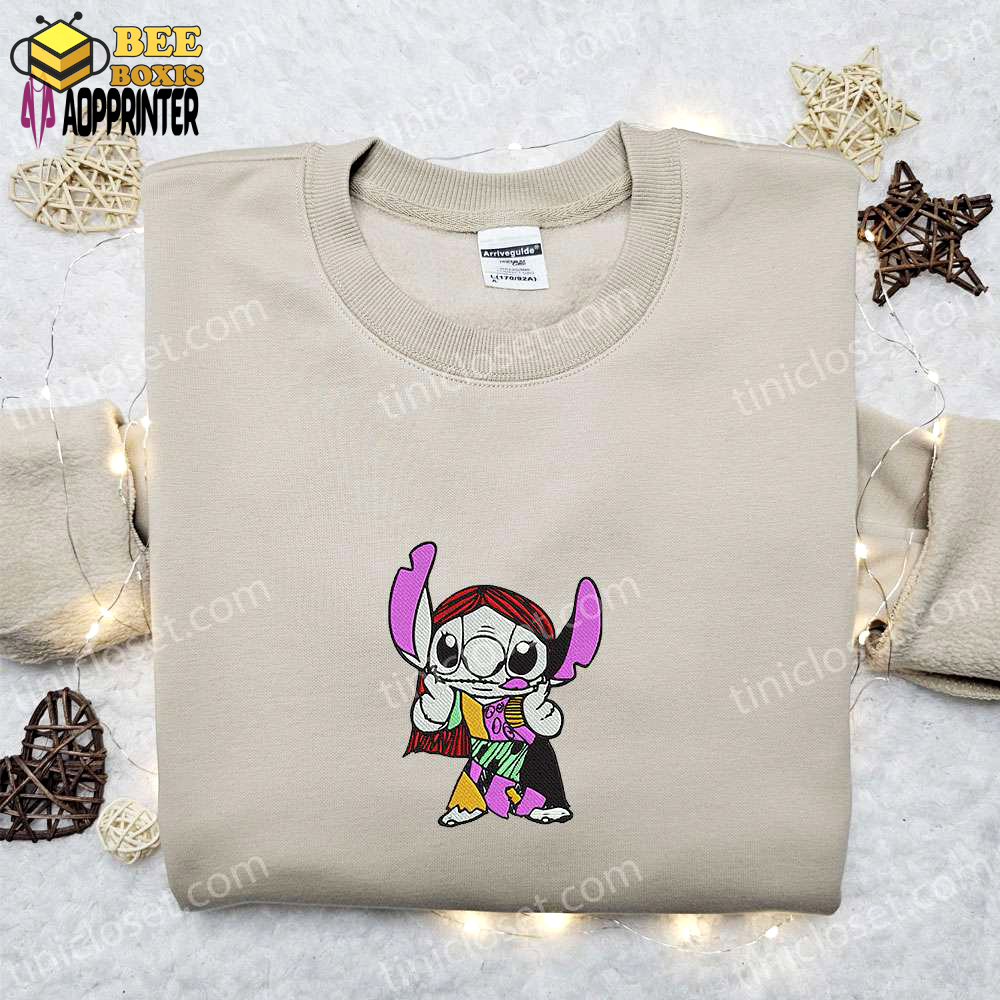 Spooky stitch sally shirt & nightmare before christmas hoodie – best halloween gift ideas