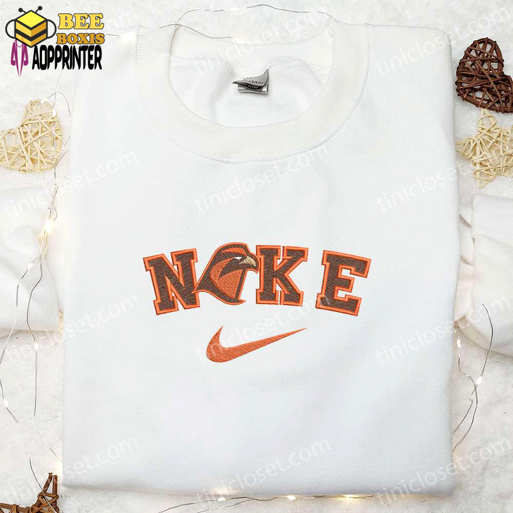 Stay stylish with bowling green falcons x nike embroidered shirt & ncaa sports hoodie – perfect gift!