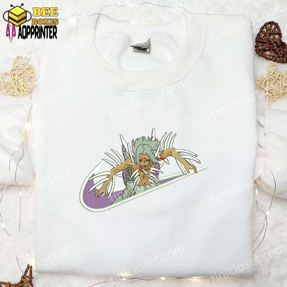 Stylish kaguya kimimaro naruto anime shirt embroidered design for anime lovers
