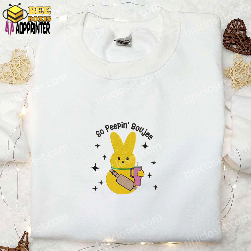 Stylish so peepin boojee embroidered shirt & thanksgiving day hoodie – best holiday gift ideas